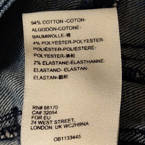 Pilcro by Anthropologie High Rise Slim Button Fly Denim Shorts SIZE 31 - Picture 3 of 6